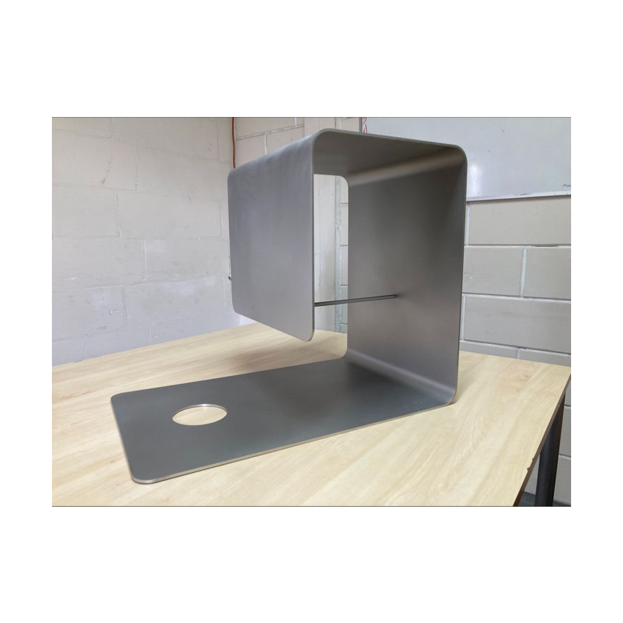 Detail van een gestraald oppervlak